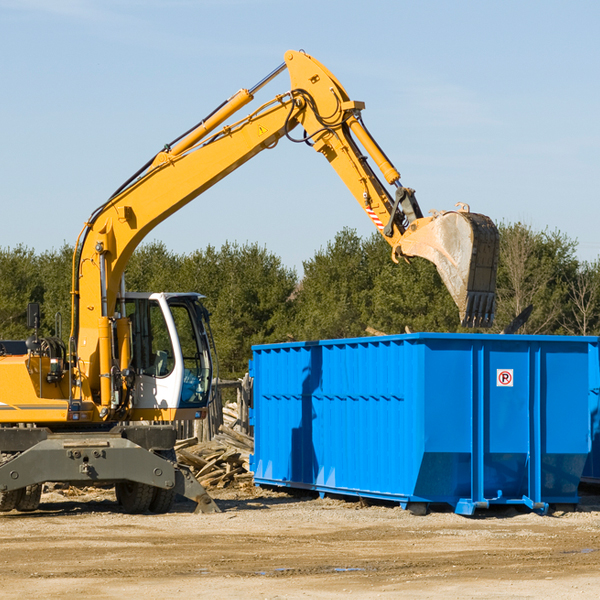 are there any restrictions on where a residential dumpster can be placed in Salem